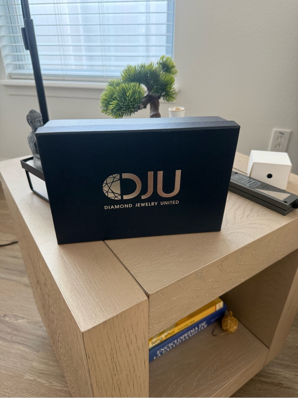 DJU Black Jewelry Gift Box by